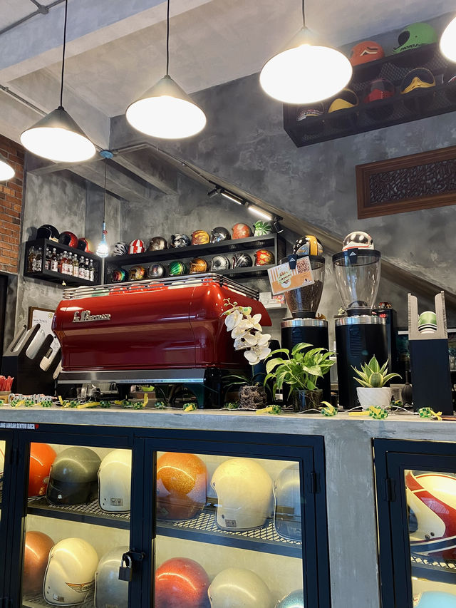 " Gear Up for Good Vibes at Helmet Café " 🏍️☕