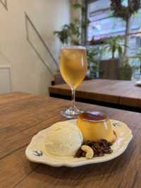 【北九州グルメ】ワインバルにある昔ながらのプリン🍮