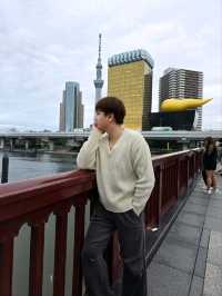 เที่ยวย่านAsakusa เดินเล่นริมแม่น้ำสุเมดะ