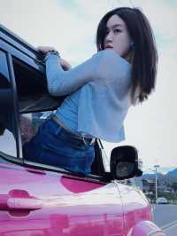 Rented a Pink Mini Tank with a driver —Adventure in Dali —My Cutest Road Trip Ever🚗💖🇨🇳