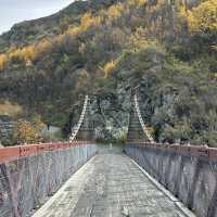 Kawarau Suspension Bridge above the Kawarau River