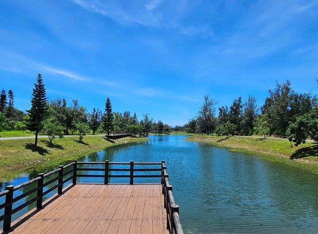 恍如仙境的台東森林公園琵琶湖
