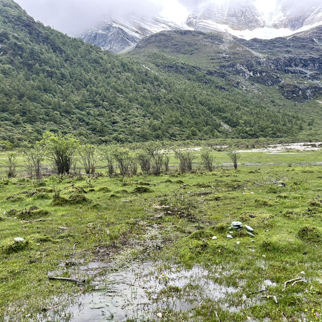  A Peaceful Trek to Gongga Lake (贡嘎措) in Daocheng Yading