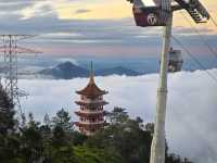 Scenic Cloud Views on the Awana SkyWay Cable Car