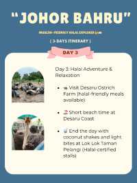 Johor Bahru Itinerary Muslim-Friendly ๐๐