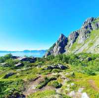 Climbing to the Views of Festvågtind