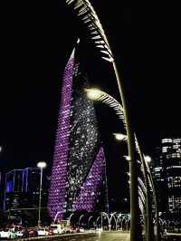 【多哈夜景｜光與海交織的城市詩】