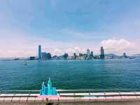 香港遊：添馬公園看維港景