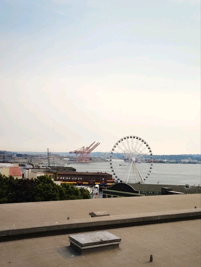 西雅圖城市的亮點❣️：Seattle Great Wheel