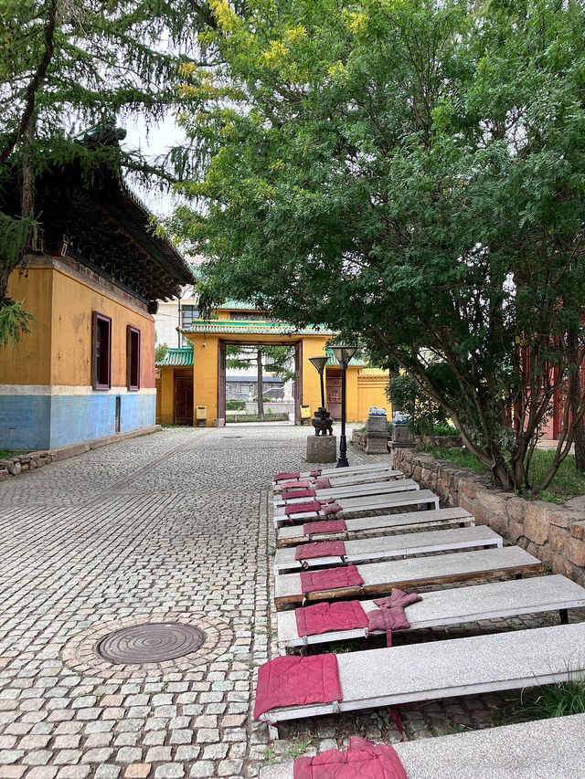 Gandantegchenling Monastery - Several Temples with Chanting Monks