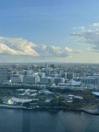 Australia | Brisbane's Free Observation Deck: Watch the City Turn Golden, Orange, and Slowly Fade into Night.