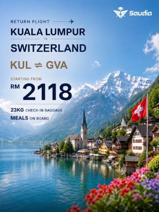 RM2118 Swiss Dream Trip: Geneva Flights from KL are a Steal! 🏔️✈️