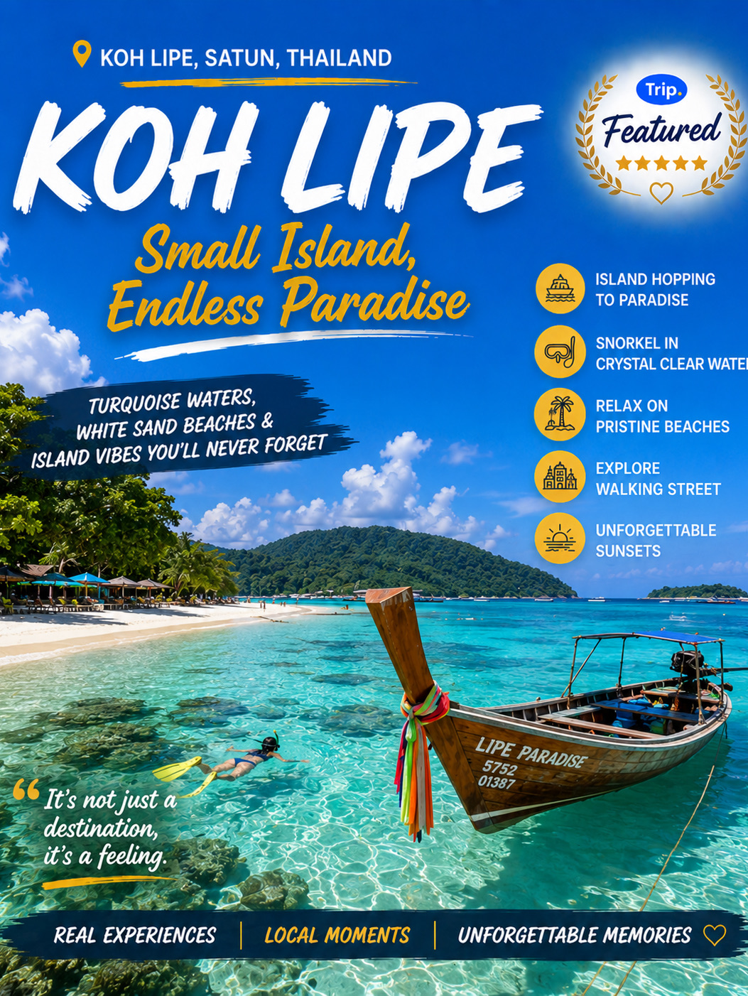 🌊 I Didn't Expect Koh Lipe to Feel This Dreamy — And That's Exactly Why I'd Go Back✨