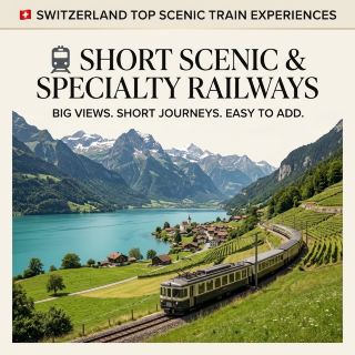 🇨🇭🚆 瑞士最美的短程觀光鐵路！