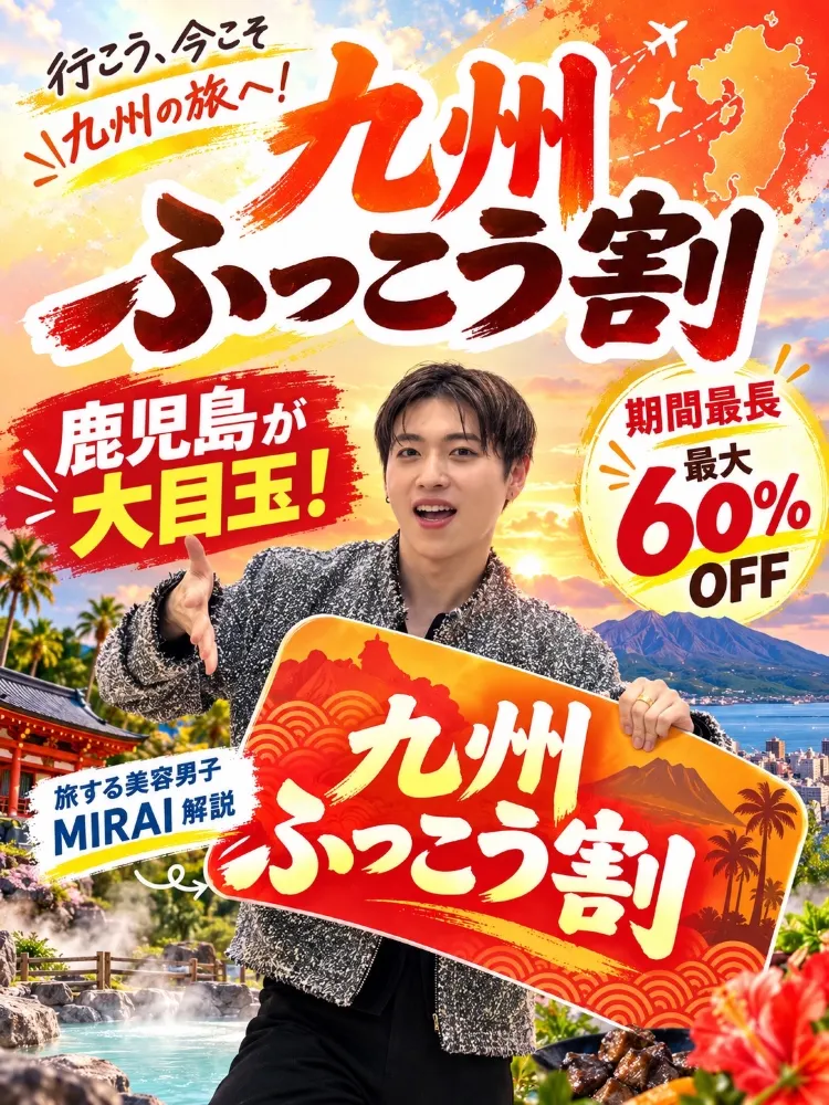 鹿兒島「九州復興優惠」終於嚟啦！