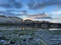 Walking by Ponte Vecchio during the day