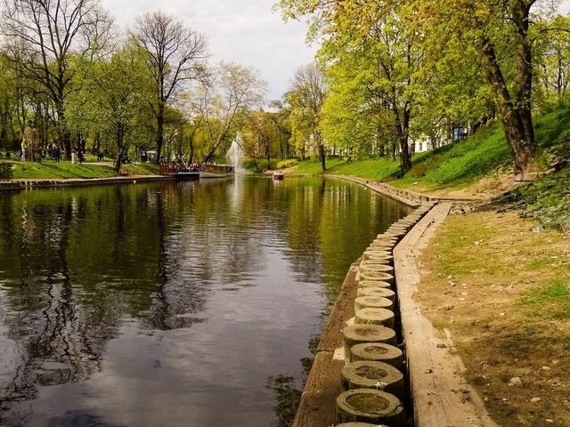 Autumn in Kronvalda park Riga
