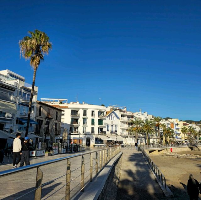 유럽여행 스페인 바르셀로나 시체스 San Sebastian beach