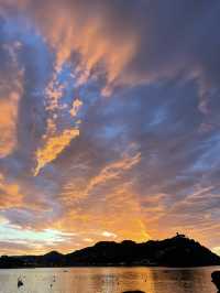 サン・セバスティアンの夕日