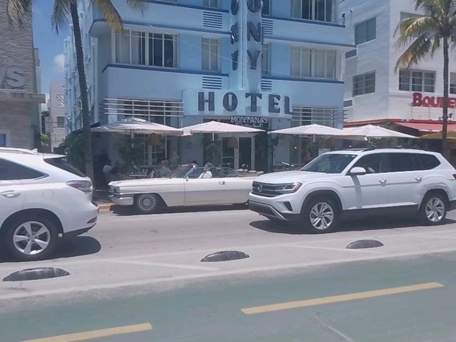 Scarface Movie location at Ocean drive, Miami Beach 