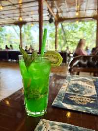  Kiwi Mojito Mocktail in Samarkand – A Summer Sip at LABI GOR