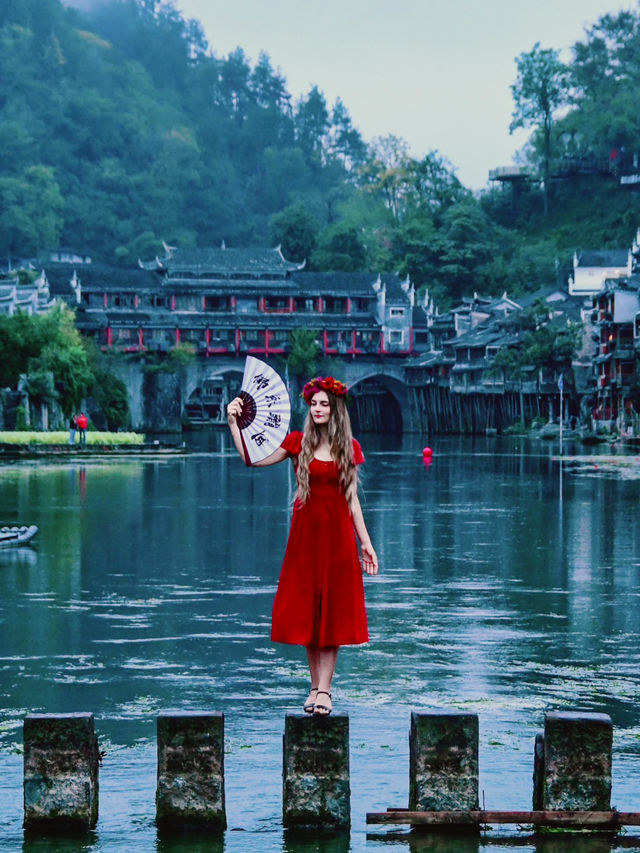 Fenghuang Ancuent Town photo spots 🪭🪷