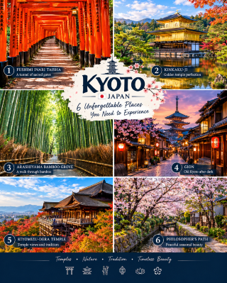 Kyoto 🇯🇵 — 6 UNFORGETTABLE PLACES YOU NEED TO EXPERIENCE