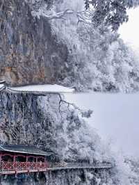 天門山冬季美景大揭祕：雪中的世界如此夢幻！