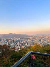 韓國首爾賞秋好去處-城市裡的南山公園