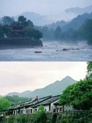 I found the "Jiangnan Ancient Town" in Hanzhong