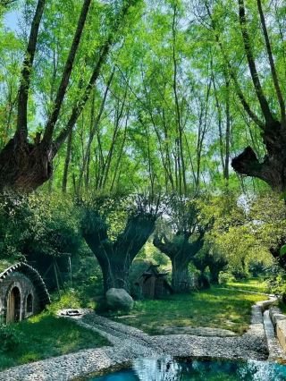 It takes 40 minutes to drive from Xi'an to the Fairy Tale Camping Town