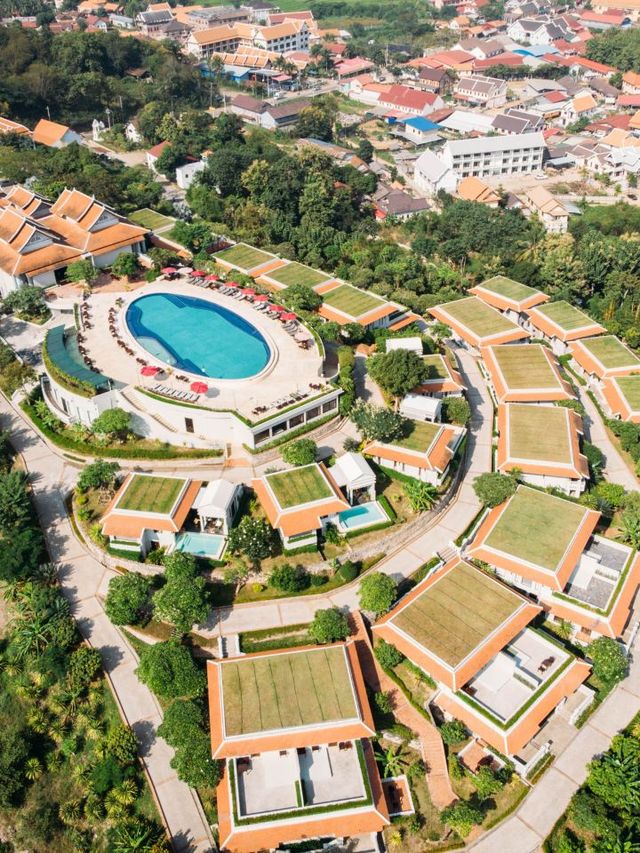 🏞️ Luang Prabang's Hilltop Haven: Cafe, Pool & Views! 🌄