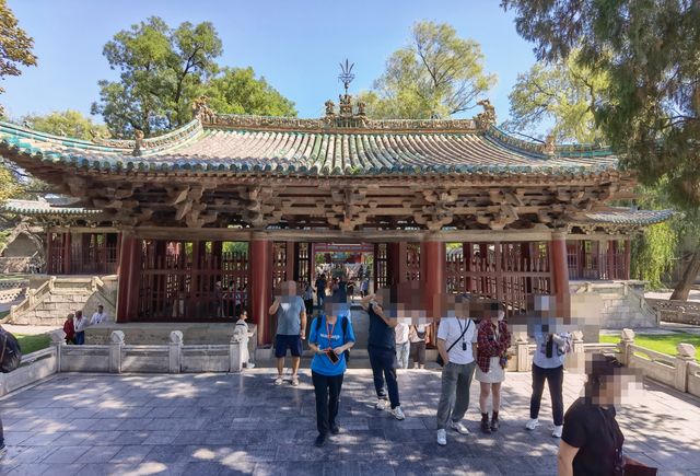 山西晋祠。