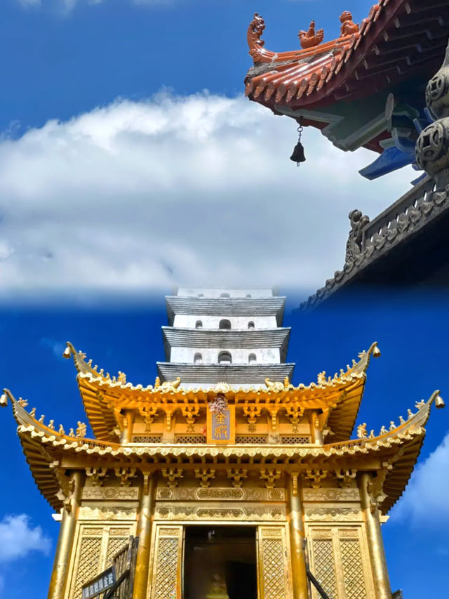 鷄足山景區打卡 踏上鷄足山，彷彿步入了一幅空靈的畫卷。山峰疊翠，雲霧縹繞，猶如仙境一般。