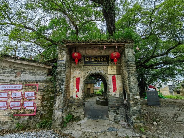 廣西鐘山松桂古村。