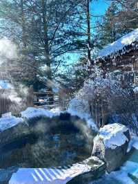 最舒服的雪景溫泉實在太美了！！！