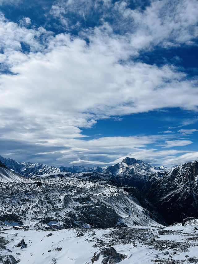 意大利美景｜白雪皚皚的三峰山才是世界級景觀