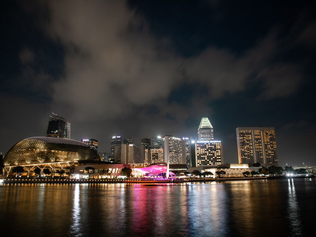 The Night Harbour of Singapore!