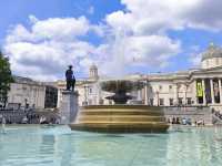 A Wonderful Day at Trafalgar Square in London