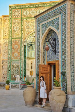 When I opened the book of Uzbekistan…