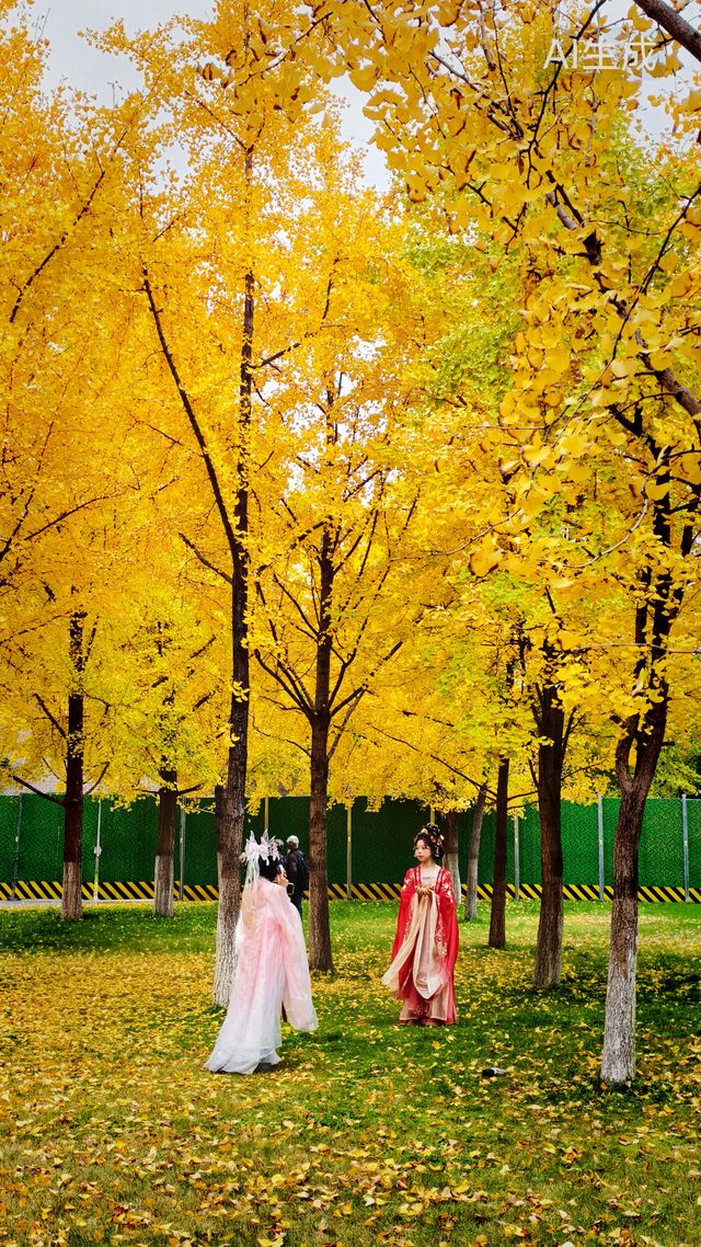 秋日去小雁塔感受歷史的厚重與自然和諧交融吧