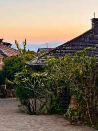 世遺翁基古寨~在景邁山千年布朗古寨,賞夕陽晚霞