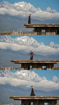 玉龍雪山打卡機位日照金山