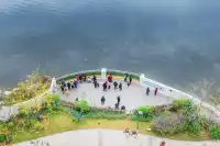 玄武湖秋景美到犯規