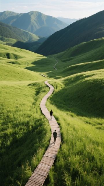 맹호동굴에서 낚시를 하는 동안, 초원에서 불어오는 바람이 소매를 스치면서 별빛이 내 소매를 가득 채웠다.