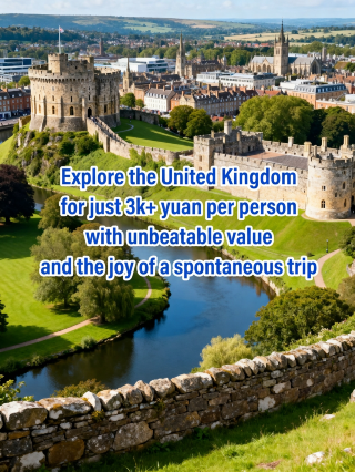 Experience the UK for 3k+ per person with maximum value