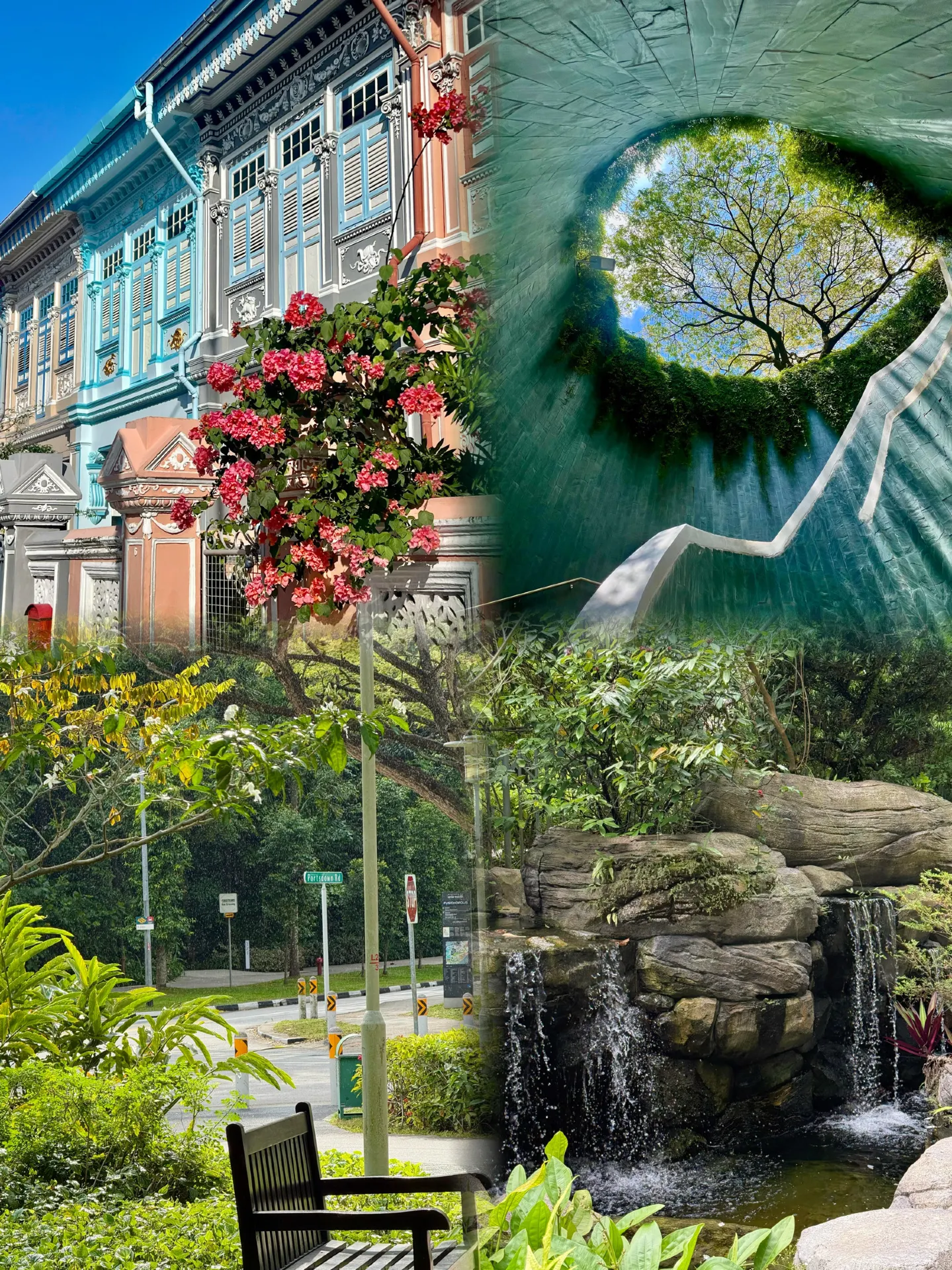 Singapore is beautiful, but I don't recommend visiting in September–October—it's a struggle!