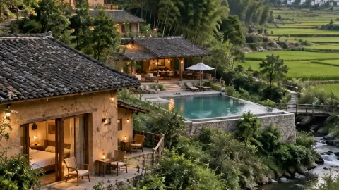 23°C in Liuyang: The ultimate kid-friendly getaway! Stay at a valley pool homestay, go stream trekking, and feed cute animals — traveler post in Pingjiang
