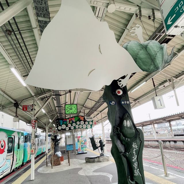 【鳥取県/米子駅(ねずみ男駅)】