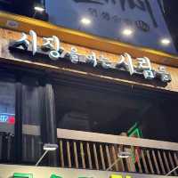 韓国:富川 ˗ˏˋ 韓国居酒屋　시장을여는사람들 ˎˊ˗